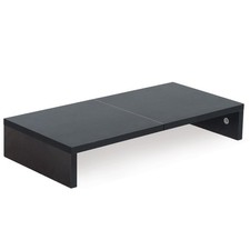 TEAMIX 20 Inch Monitor Stand Riser, Black Desktop Stand for PC/TV/Laptop/Prin...