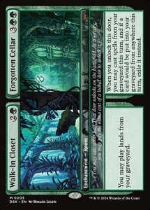 Walk-In Closet // Forgotten Cellar 205 Foil Mythic Duskmourn: House of Horror