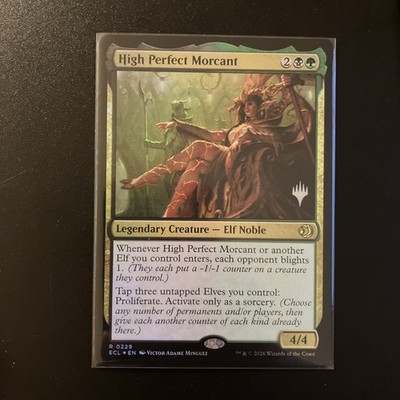 High Perfect Morcant - 229 Lorwyn Eclipsed (ECL) MTG Foil Stamped Promo NM Rare