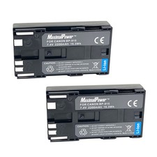 Replacement Battery for Canon BP915, BP930 2200mAh Li-ion ES4000, ES8400V x2