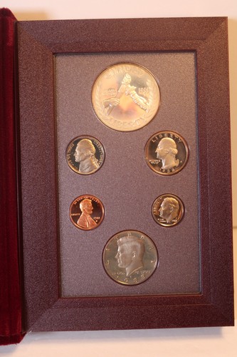 1988 S US MINT PRESTIGE PROOF SET OLYMPIC GAMES SILVER DOLLAR OGP/COA - 第 5/6 張圖片