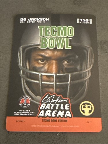 2026 Bo Jackson Battle Arena Tecmo Bowl National NSCC Box Cover Promo Alt Art