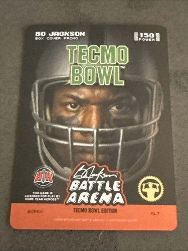 2026 Bo Jackson Battle Arena Tecmo Bowl National NSCC Box Cover Promo Alt Art