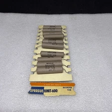 600 OHM 10 WATT RESISTORS, NEW (10) PACK BY SPRAGUE KOOLOHM