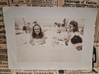 Vintage B&W Photo's Smiling Women At The Beach — photo 3