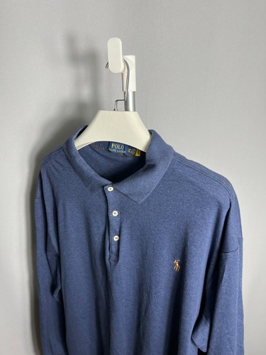Polo Ralph Lauren Shirt Mens Classic Fit Blue Long Sleeve XXLARGE - Picture 5 of 8