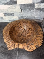 Handmade Wooden Decorative Bowl Natural Edge Burl Bowel. One of a kind