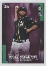 2018 On Demand Rookie Sensations Online Exclusive Purple /25 Paul Blackburn 0e1