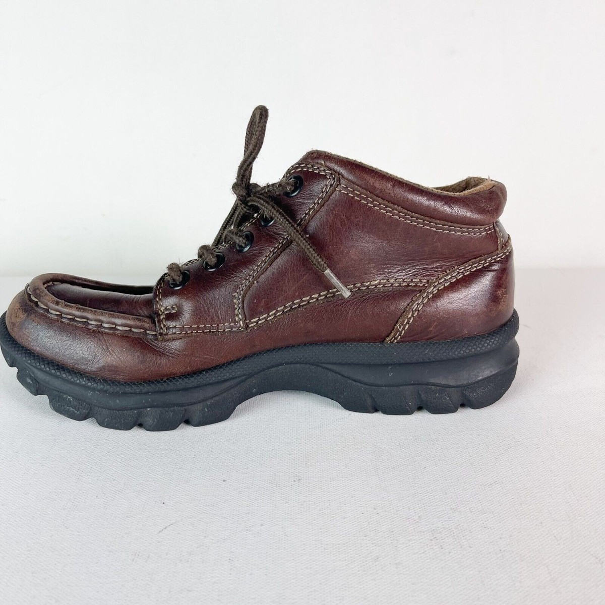 Timberland 90's Vintage Kids Lace-Up Leather Boots Brown