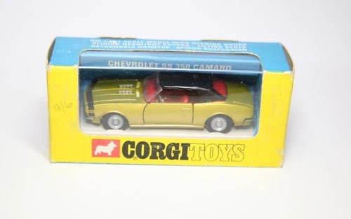 Corgi 350 Chevrolet SS 350 Camaro In Original Box - Near Mint Vintage Lot 2