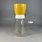 Vintage Federal Housewares Harvest Gold Nut Grinder No Lid 7” Tall 1.5 Cups