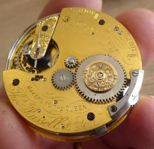 LIVERPOOL THOMAS RUSSELL  GENTS MINUTE  REPEATER  POCKET WATCH MOVEMENT