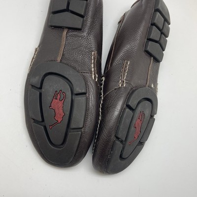 Polo Ralph Lauren Telly Leather Shoes Mens 9.5 D Black 