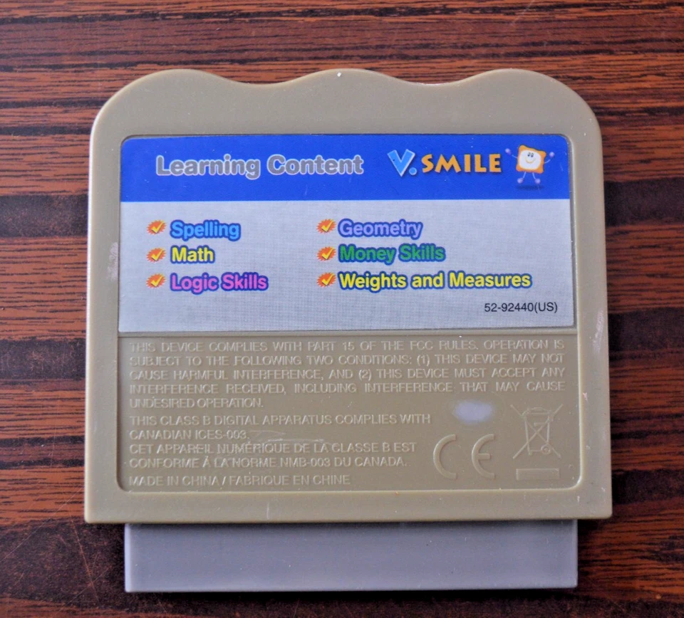 VTech V.Smile Game Cartridge SpongeBob SquarePants A Day in the Life of a Sponge - Image 2 of 2