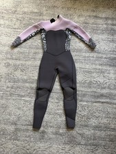 Roxy Swell Series Girls Wetsuit 14G Pink Floral 4/3mm Eco-Conscious