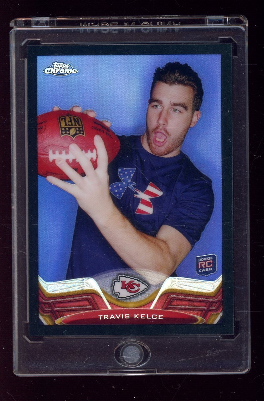 2013 Topps Chrome Black Refractor #118 Travis Kelce Chiefs RC Rookie 193/299