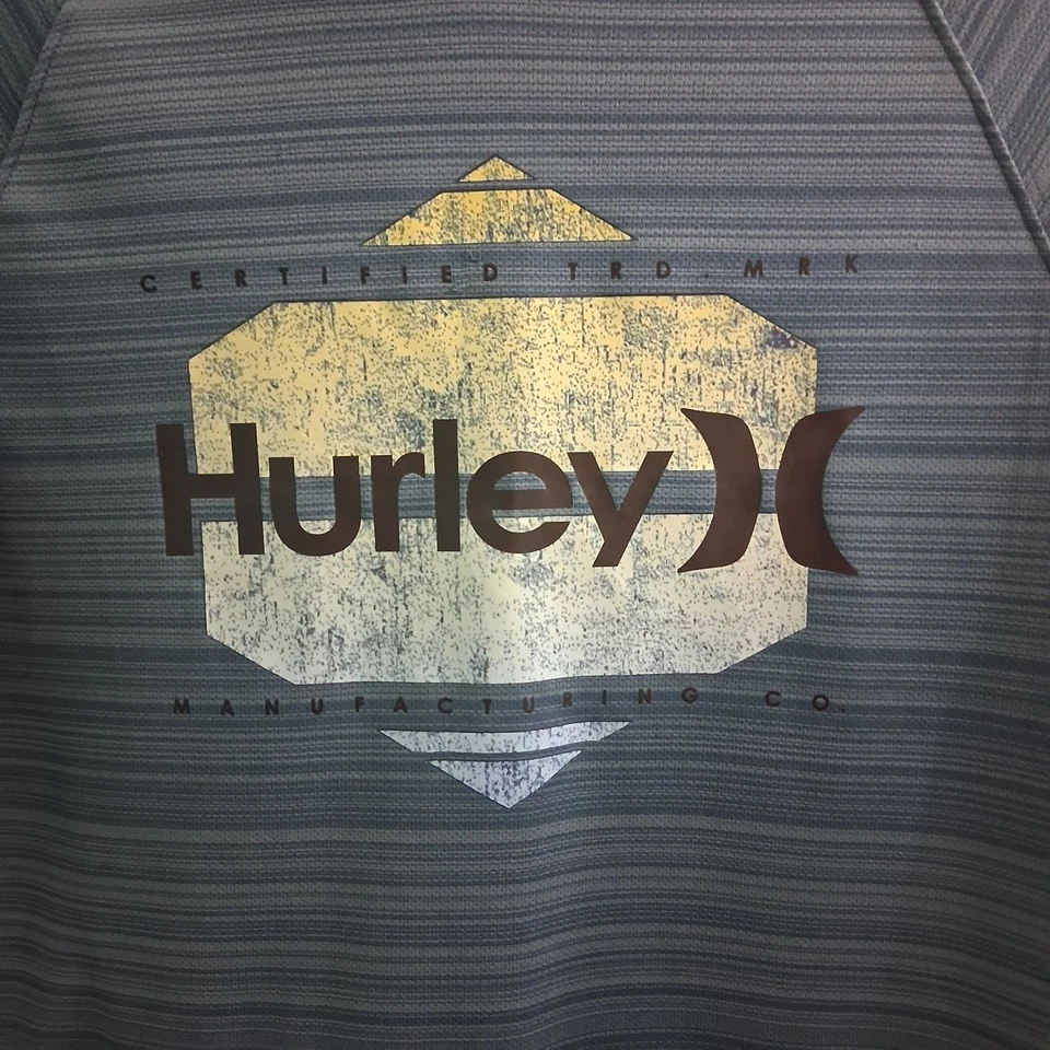 Sudadera con Capucha Hurley Talla Grande Azul Unisex Jóvenes Niños/Niñas Talla 12-14 Logo Bolsillo Dañado Foto 2 de 4