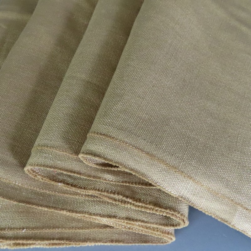 Antique Rustic French Woven BURLAP Fabric 56" Wide X 132" Sturdy Flax * UNUSED