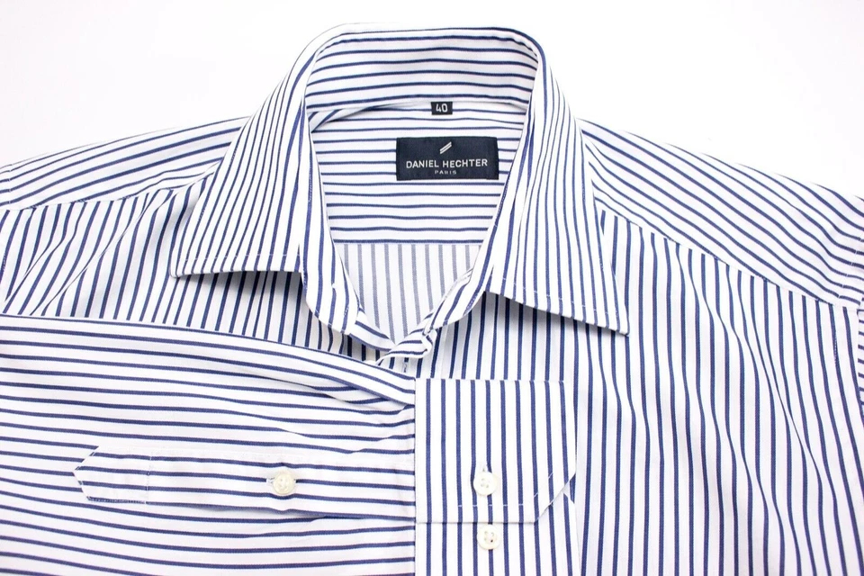 Camisa Casual Formal Para Hombre DANIEL HECHTER Talla 40 BAZ752 - Imagen 4 de 4