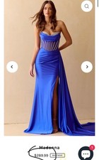 Blue Elegant Prom Dress