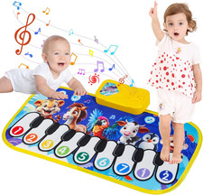 Floor Piano Mat for Toddlers,Musical Mats W/ Animal Sounds Songs,Kids Sensory Ed