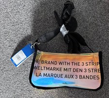 Image of Ladies Adidas Originals Mini Airliner Adjustable See Through Translucent Bag