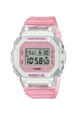 Unused CASIO BABY-G BGD-565GC-4JF Pink Quartz Glitter Resin Women Watch in Box