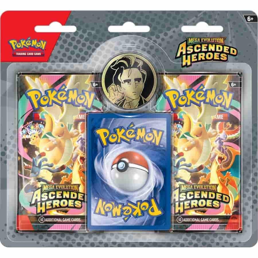 Pokemon Mega Evolution: Ascended Heroes 2-Pack Blister Collection