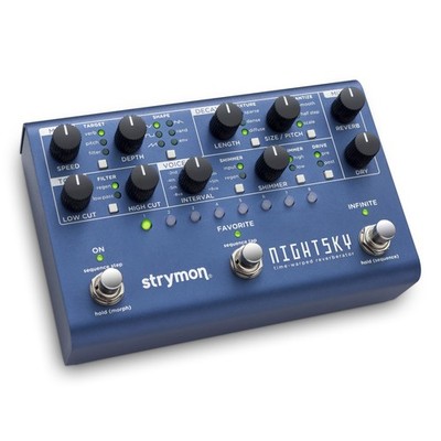 Strymon NightSky Time-Warped Reverberator Guitar Effects Pedal