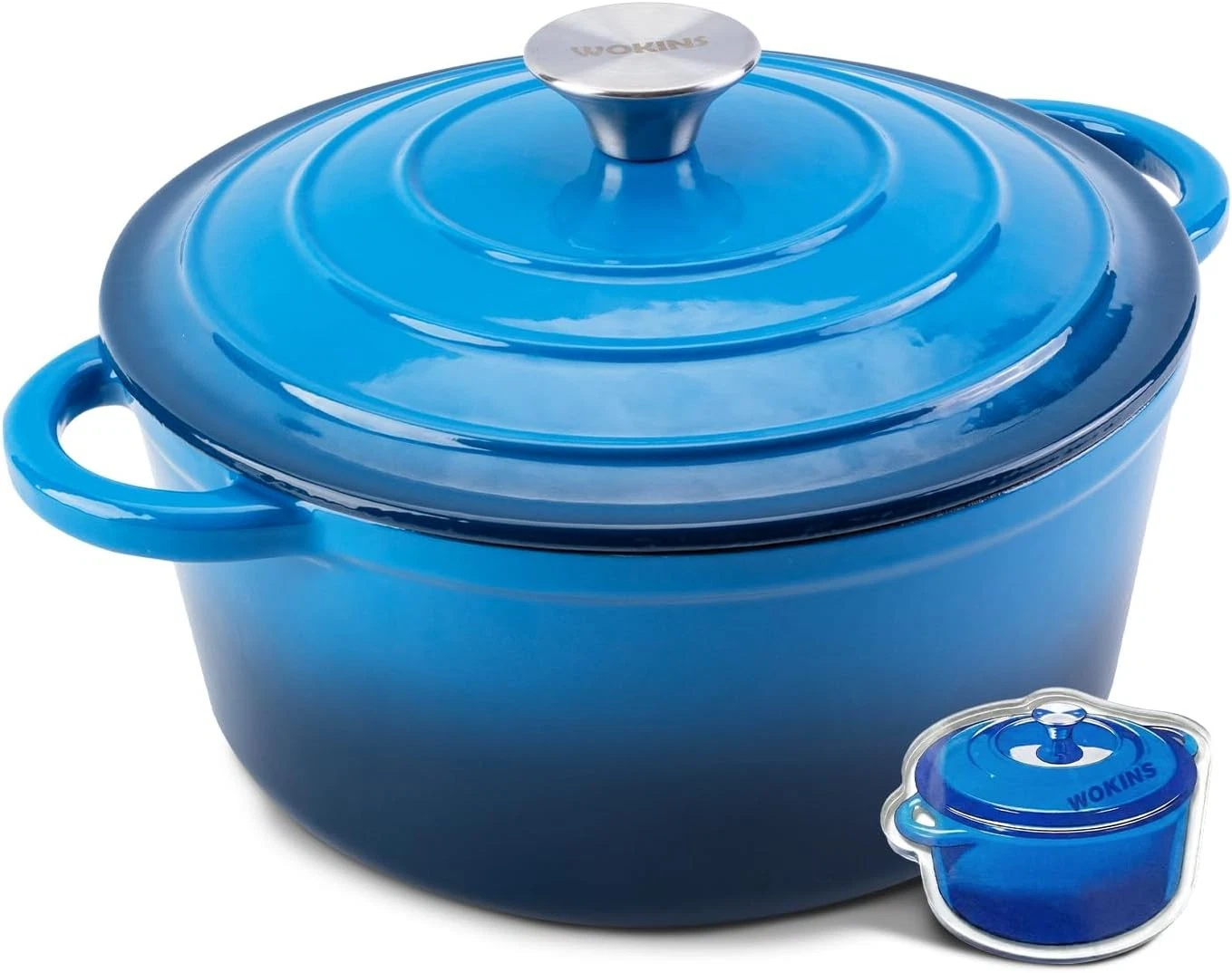 4.5 Quart Enameled Cast Iron Dutch Oven for Sourdough Bread Le Creuset with
