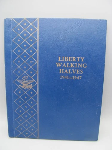1941-1947 Liberty Walking Halves - 20 Uncirculated Half Dollars in Whitman Album