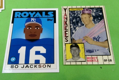 2021 TOPPS PROJECT 70 PRE PRODUCTION PROOF BLANK BACK CARD STOCK BO JACKSON