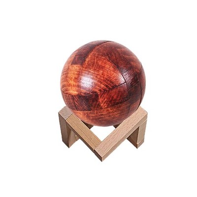 Wooden Sphere Puzzle Brain Teaser Toy for Teens and Adults Difficulty Level Hard