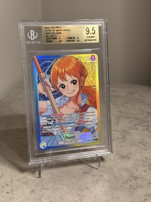 Nami [Alternate Art] OP11-041 from Fist Of Divine Speed () – Pokémon card