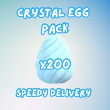 Crystal Egg Pack x200 Adopt From Me Roblox Speedy Delivery US Seller