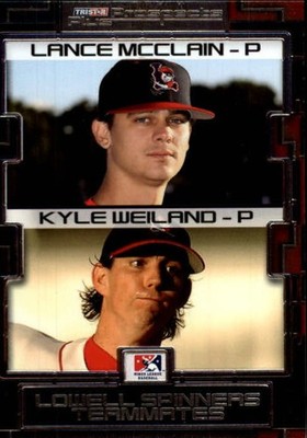 2008 TRISTAR Prospects Plus #141 Lance McClain/Kyle Weiland - BB