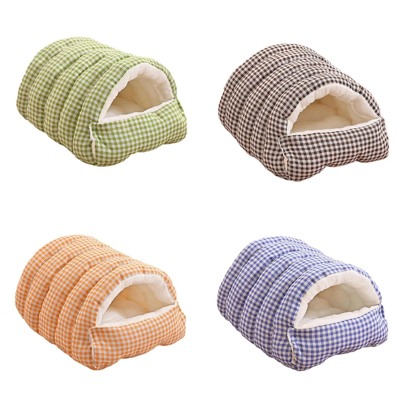 Cat House Dog Cat Bed Plush Removable Cushion Cat Nest Puppy Cave Pet Supplies