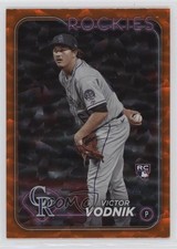 2024 Topps Series 2 Orange Foil 263/299 Victor Vodnik #607 b1a