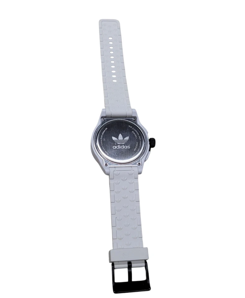 Adidas Newburgh Chronograph White Silicone Watch ADH2860 Men Women - Image 4 of 4