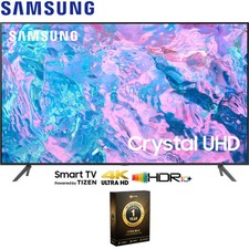 Samsung UN85CU7000 85" Crystal UHD 4K Smart TV 2023 Open Box  1 Year Warranty