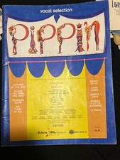 1972 PIPPEN Vocal Selection 64pg Broadway Songbook VG 4.5 Belwin Mills