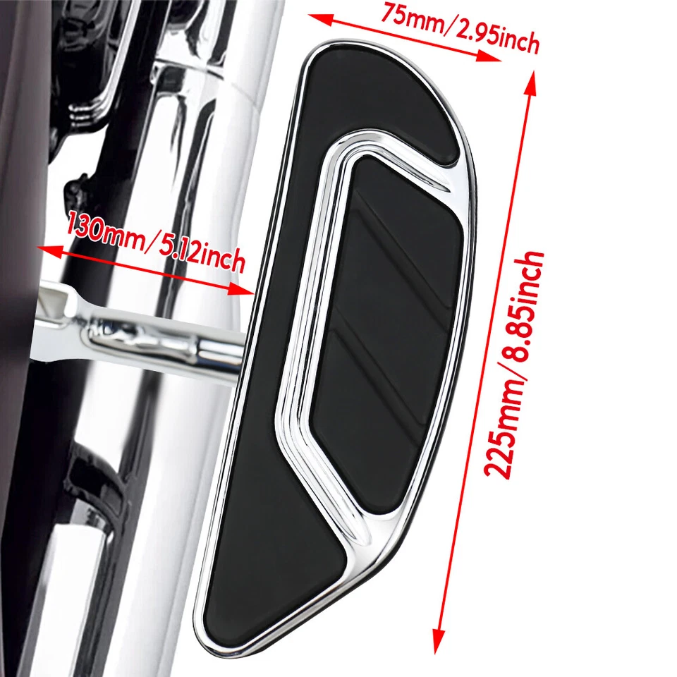 Estriberas traseras de pasajeros con soportes para Harley Ultra Limited Low FLHTKL 2016-20 Foto 2 de 4