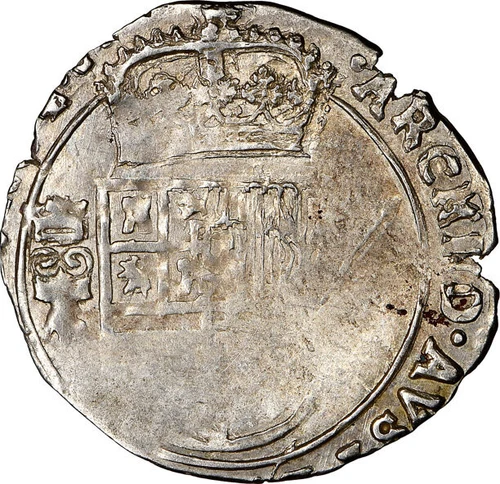Spanish Netherlands Brabant 3 Patard (1616-24) MS61 NGC Philip IV, RARE !!