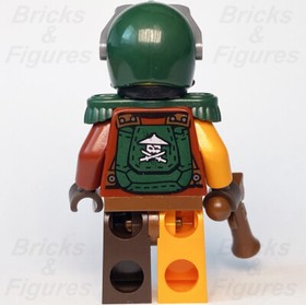 LEGO&reg; Ninjago Flintlocke Minifigure with Epaulettes Pirate Skybound 70605 70601