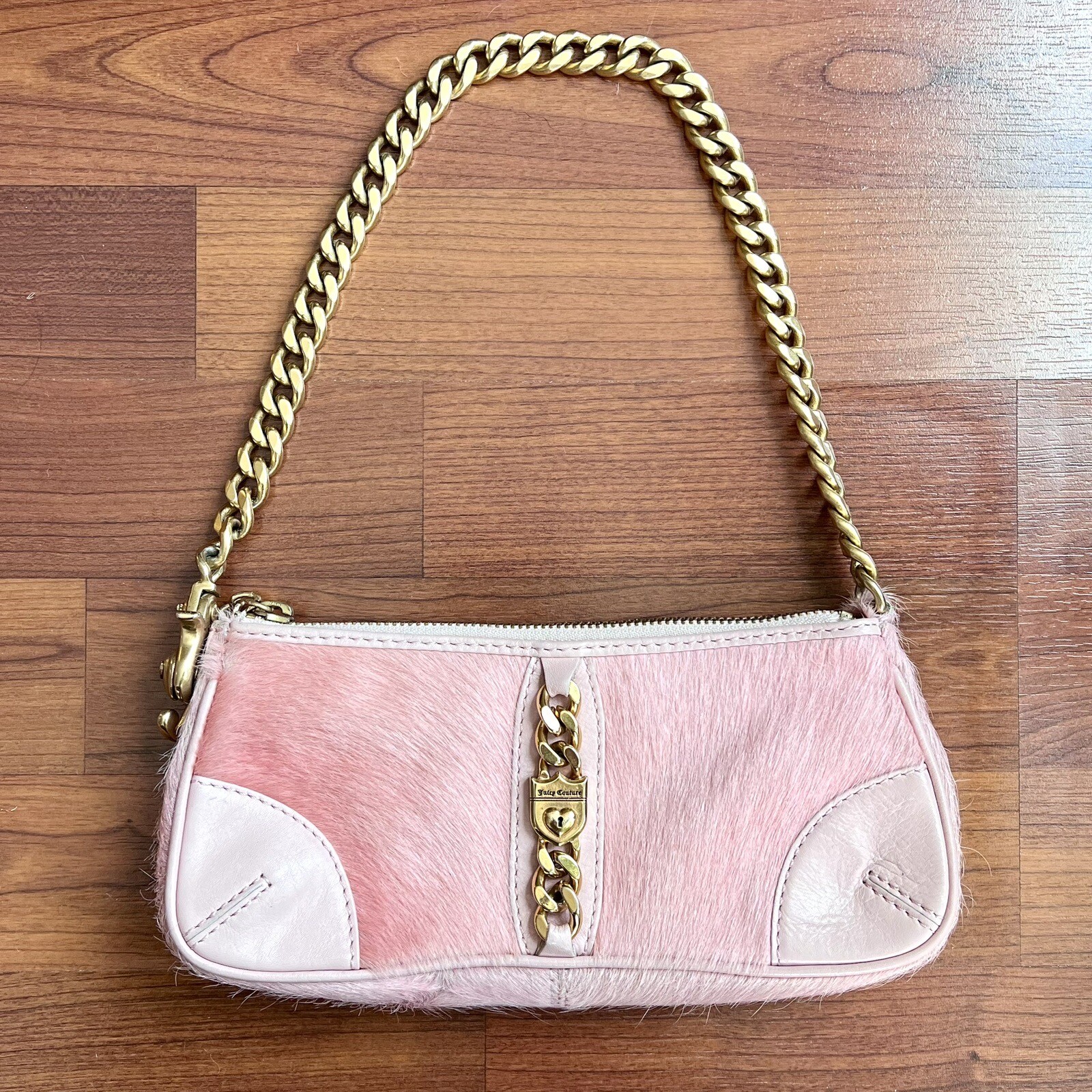 Vintage Y2K Juicy Couture Pony Calf Hair Leather … - image 15