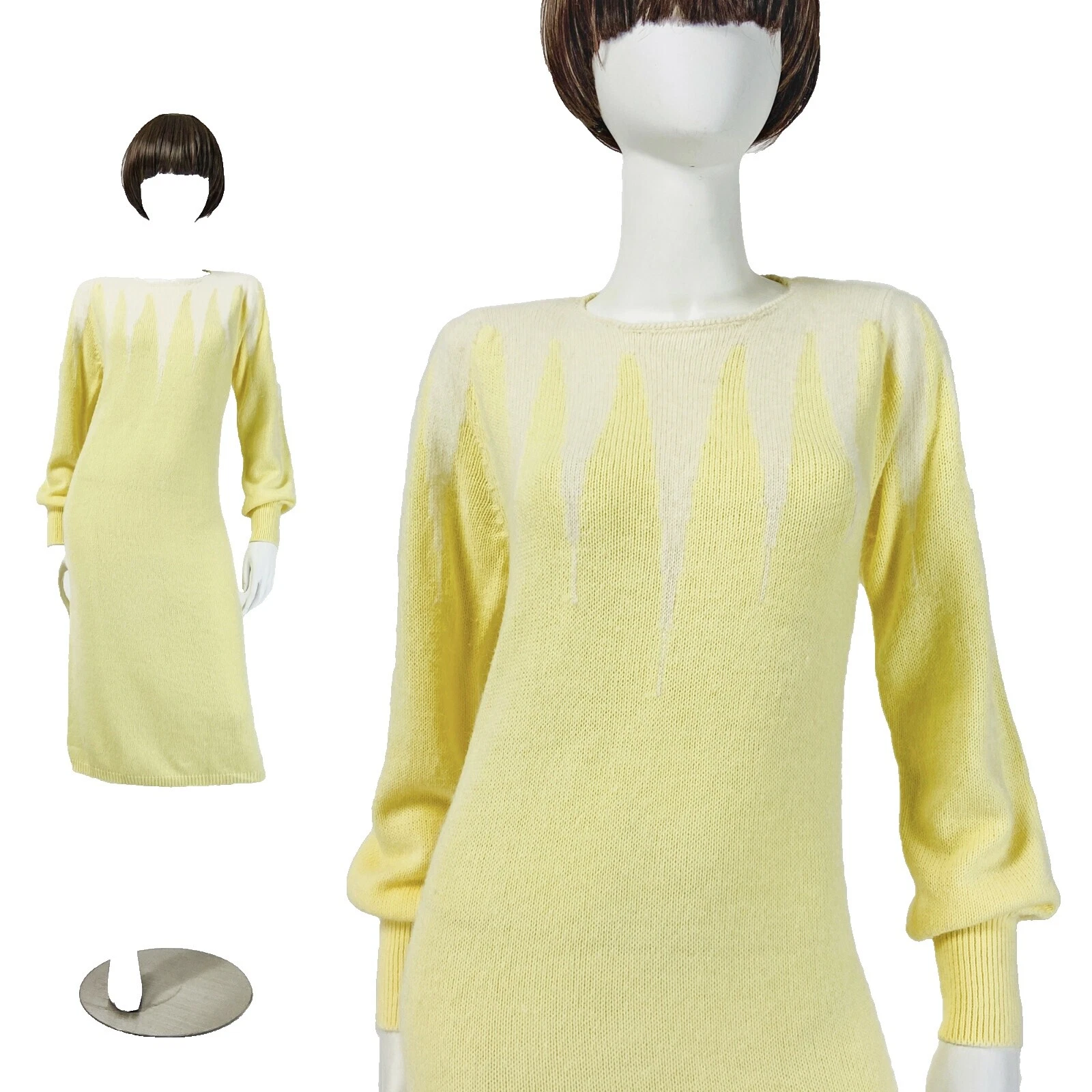 New Wave tejer ropa vintage 1980s para Mujer