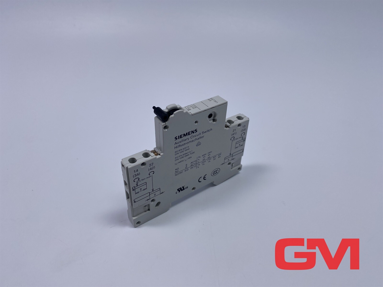 Siemens Auxiliary Circuit Switch 1NO+1NC 5ST301.AS