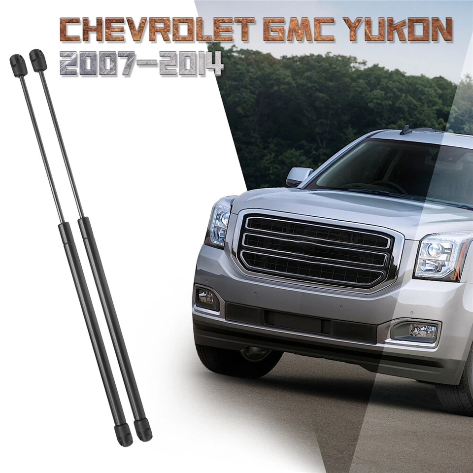 2PCS For 2007-2014 Chevrolet Suburban 1500 Rear Windows Glass Gas Struts Support - Image 2 of 4