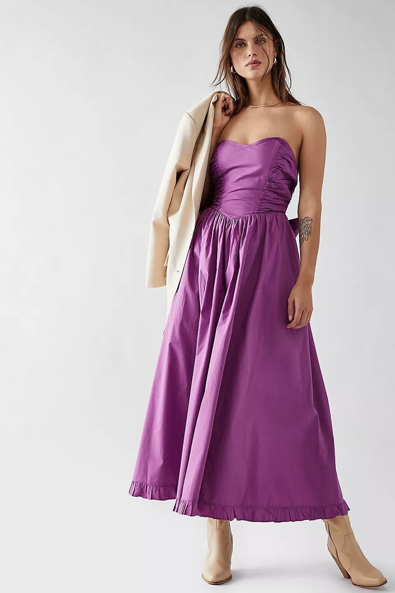 blush midi dress formal Pink Halter Neck Ruched Midi Dress XS / Soft Pink
