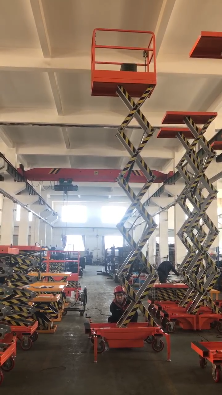 FREE SHIPPING NEW 5 STAR 19 FEET MAX LIFT ELECTRIC SCISSOR LIFT MAN